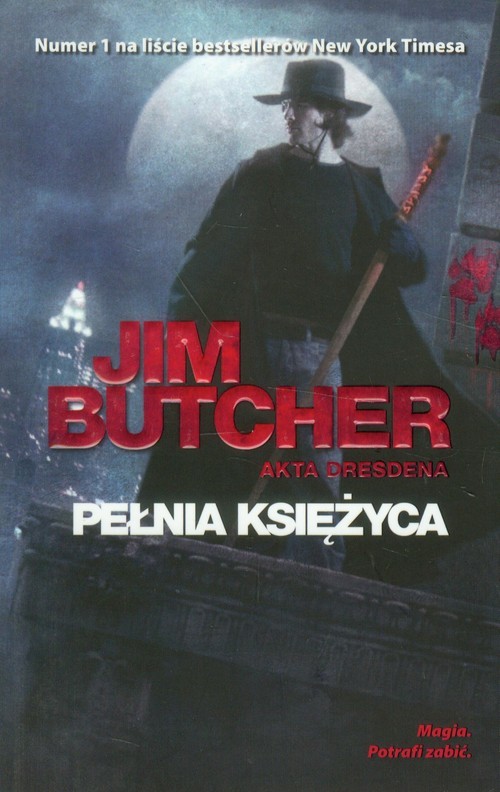 okładka Pełnia księżyca Akta Dresdena książka | Jim Butcher