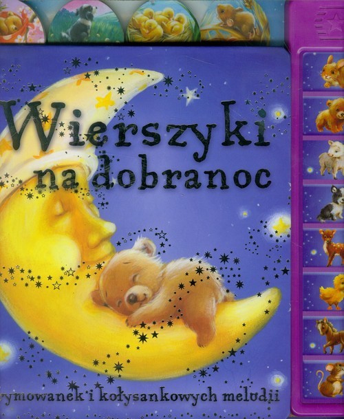 okładka Wierszyki na dobranoc książeczka dźwiękowa książka | Barbara Szymanek
