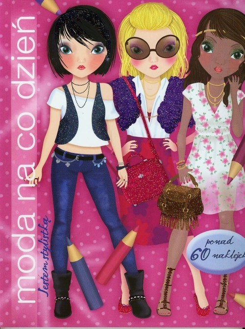 okładka Moda na co dzień ponad 60 naklejek książka | Eleonora Barsotti
