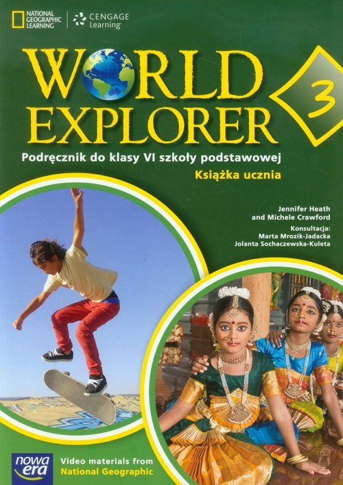 okładka World Explorer 3 Podręcznik + Repetytorium Szkoła podstawowa książka | Jennifer Heath, Michele Crawford
