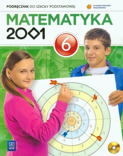 okładka Matematyka 2001 6 Podręcznik z płytą CD Szkoła podstawowa książka