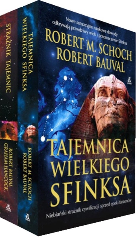 okładka Pakiet Tajemnica wielkiego Sfinksa / Strażnik tajemnic książka | Schoch Robert, BAUVAL Robert, Graham Hancock