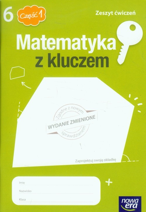 okładka Matematyka z kluczem 6 Zeszyt ćwiczeń Część 1 Szkoła podstawowa książka | Marcin Braun, Agnieszka Mańkowska, Paszyńska Małgorzata