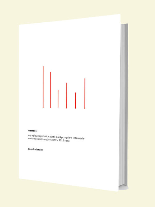 okładka Wartości we wpisach polskich partii politycznych w Internecie w okresie okołowyborczym w 2015 roku książka | Olender Kamil