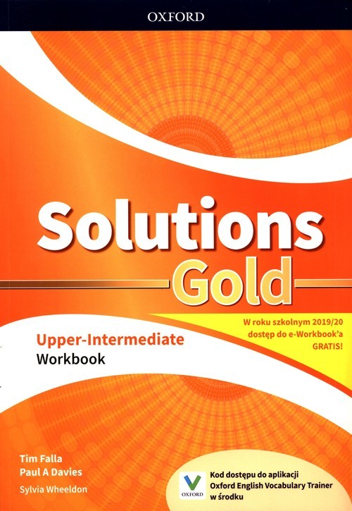 okładka Solutions Gold Upper-Intermediate Workbook książka