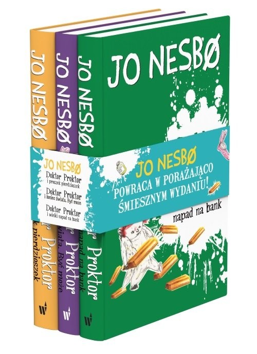 okładka Pakiet Doktor Proktor książka | Jo Nesbø
