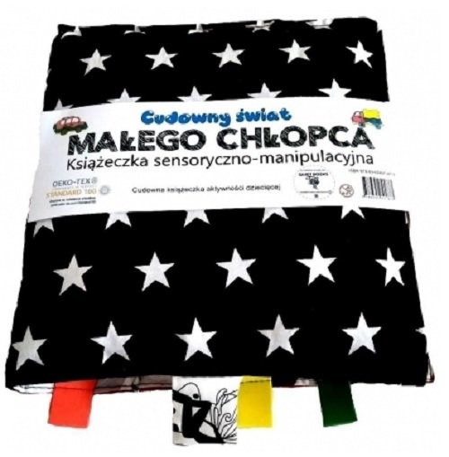 okładka Cudowny świat małego chłopca Książeczka sensoryczno-manipulacyjna książka | Praca Zbiorowa