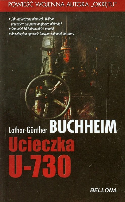 okładka Ucieczka U-730 książka | Lothar-Günther Buchheim