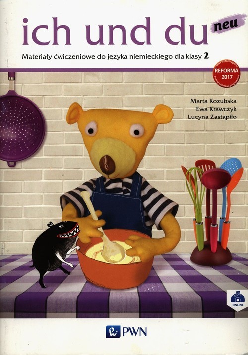 okładka Ich und du neu 2 Materiały ćwiczeniowe do języka niemieckiego Szkoła podstawowa książka | Marta Kozubska, Ewa Krawczyk, Lucyna Zastąpiło