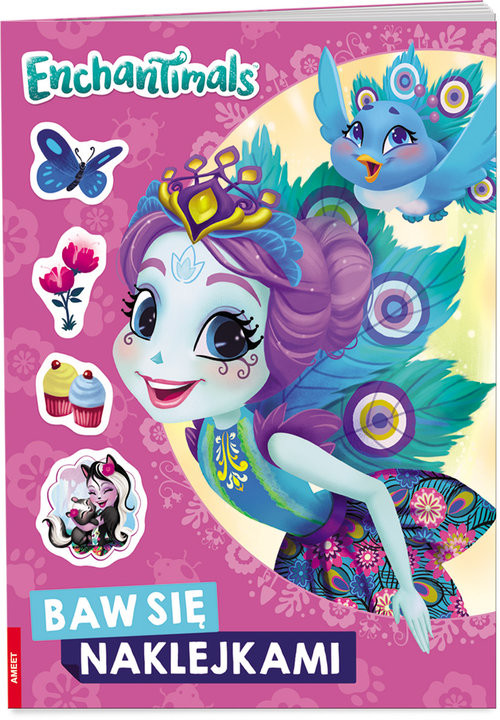 okładka Enchantimals. Baw się naklejkami STJ-1301 książka | Opracowania Zbiorowe