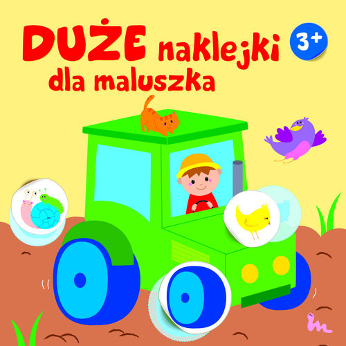okładka duże naklejki dla maluszka 3+ Traktor II książka | różni