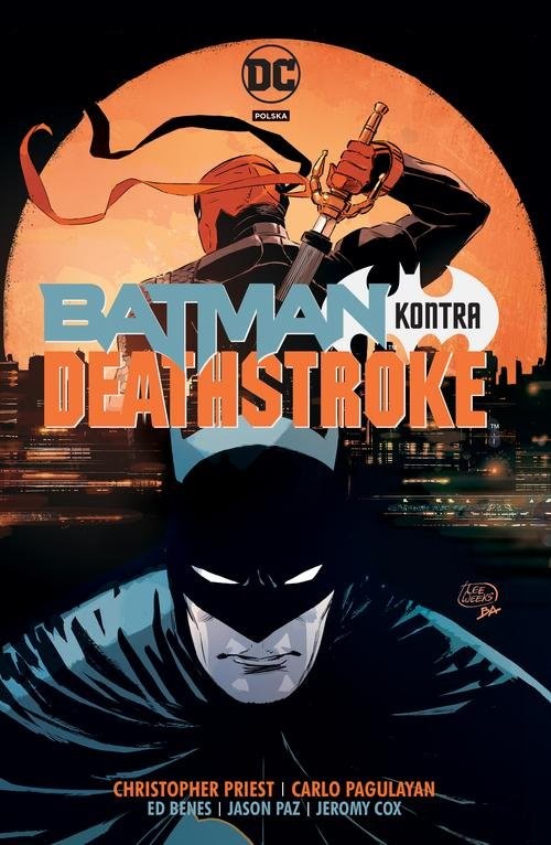 okładka Batman kontra Deathstroke książka | Christopher Priest