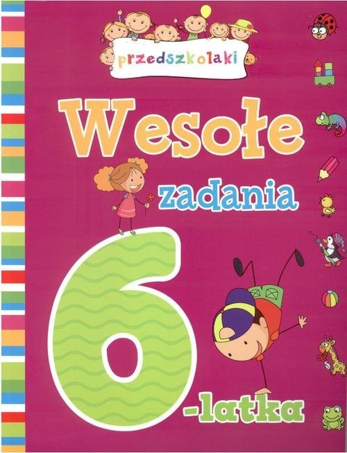 okładka Wesołe zadania 6-latka książka