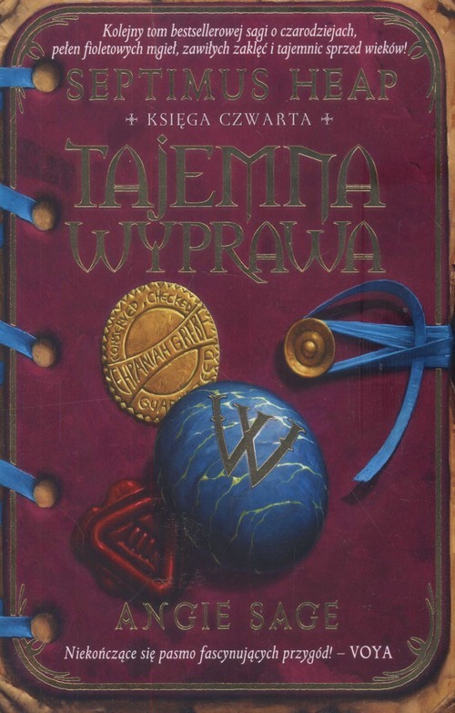 okładka Septimus Heap Księga 4 Tajemna wyprawa księga czwarta książka | Angie Sage