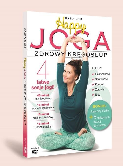 okładka Happy Joga Zdrowy kręgosłup książka | Bem Kasia