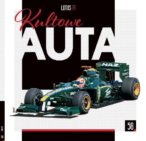 okładka Kultowe Auta Tom 58 Lotus F1 książka