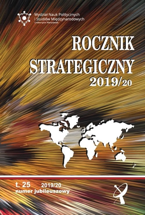 okładka Rocznik Strategiczny 2019/2020  Tom 25 książka