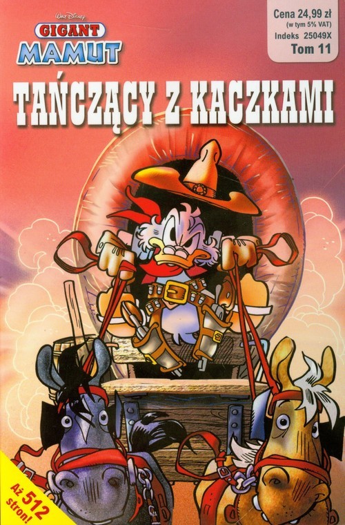 okładka Gigant Mamut 11 Tańczący z kaczkami książka