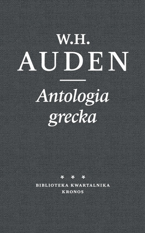 okładka Antologia grecka książka | Wystan Hugh Auden