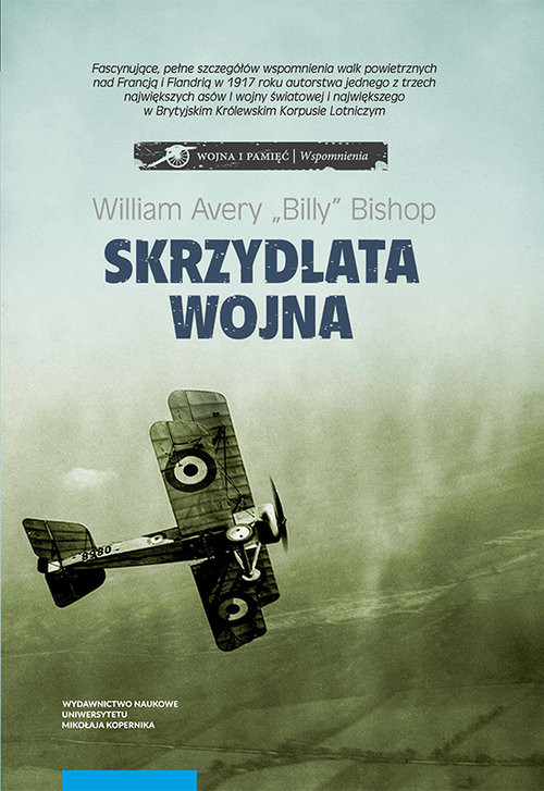 okładka Skrzydlata wojna książka | William Avery Bishop