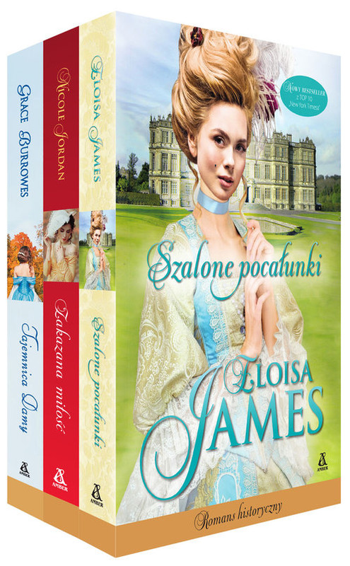 okładka Szalone pocałunki / Zakazana miłość / Tajemnica damy Pakiet książka | Eloisa James, Nicole Jordan, Grace Burrowes