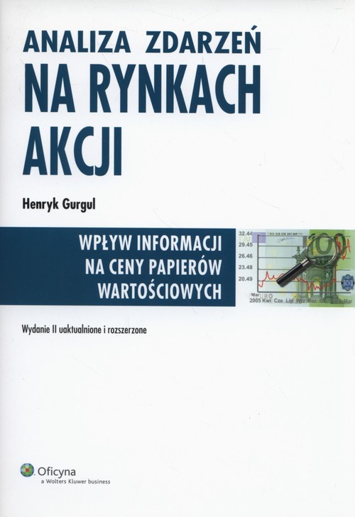 okładka Analiza zdarzeń na rynkach akcji Wpływ informacji na ceny papierów wartościowych książka | Henryk Gurgul