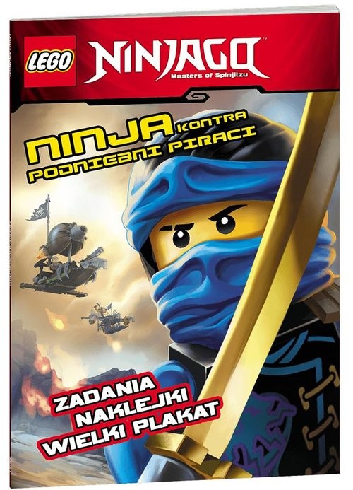 okładka Lego Ninjago Ninja kontra podniebni piraci książka
