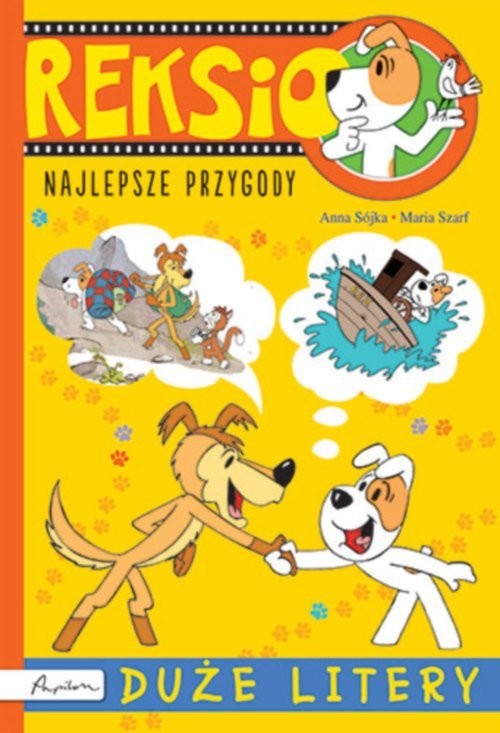 okładka Reksio Najlepsze przygody Duże litery książka