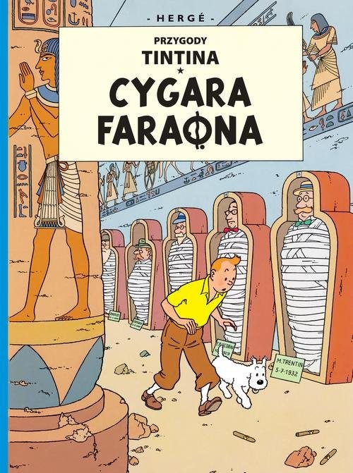okładka Cygara faraona, tom 4. Przygody Tintina książka | Herge