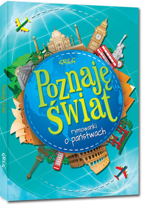 okładka Poznaję świat Rymowanki o państwach książka | Strzeboński Grzegorz