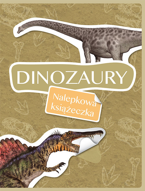 okładka Dinozaury Nalepkowa książeczka książka