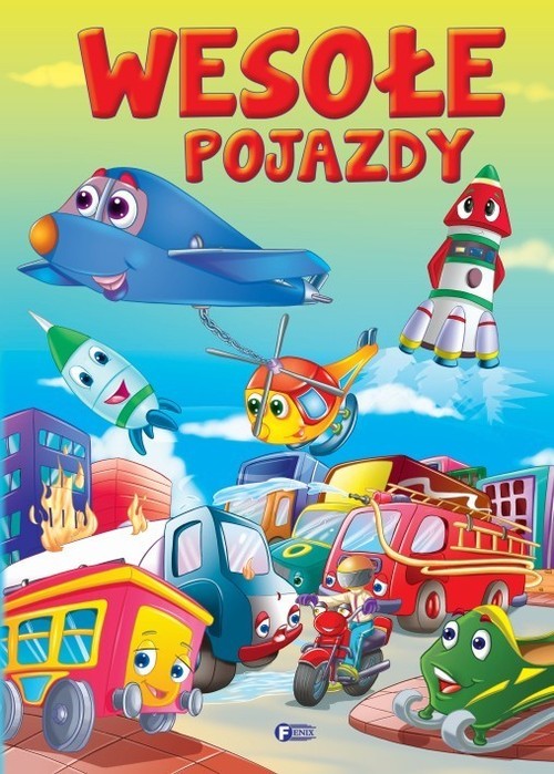 okładka Wesołe pojazdy książka