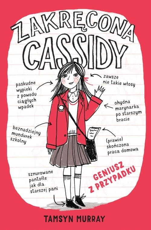 okładka Zakręcona Cassidy 1 Geniusz z przypadku książka | Murray Tamsyn