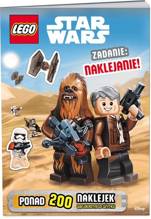 okładka Lego Star Wars Zadanie: naklejanie! LAS-302 książka