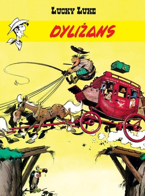 okładka Lucky Luke Dyliżans książka | René Goscinny
