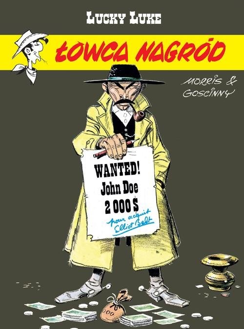 okładka Lucky Luke Łowca nagród książka | René Goscinny