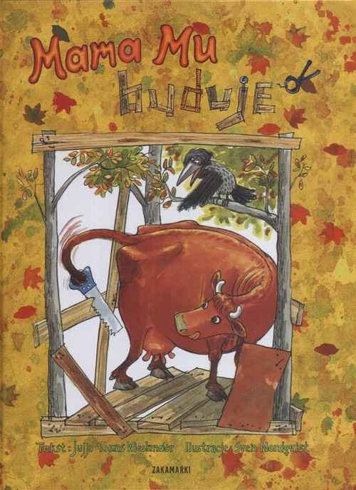 okładka Mama Mu buduje książka | Tomas Wieslander, Jujja Wieslander