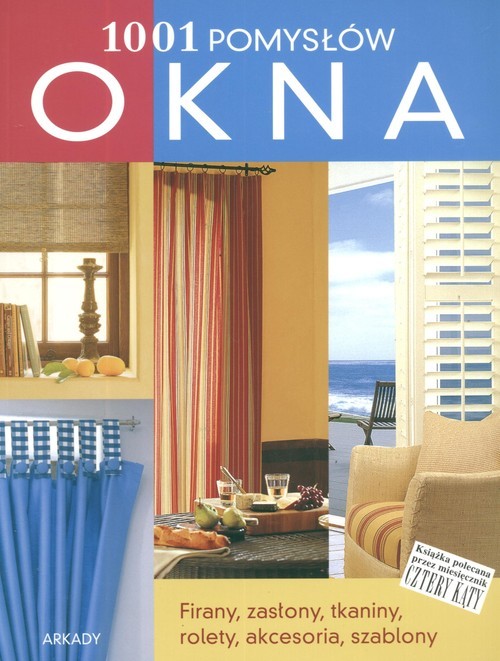 okładka Okna 1001 pomysłów książka | Anne Justin