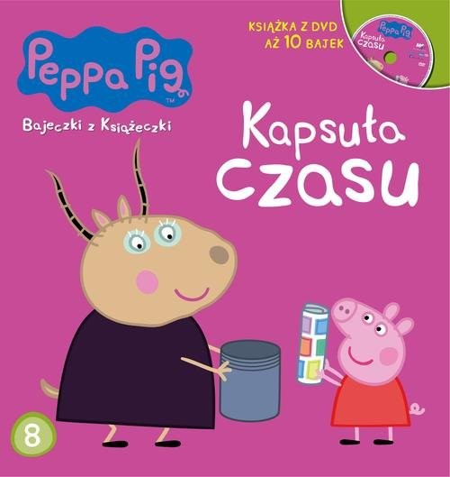 okładka Świnka Peppa Bajeczki z książeczki Część 8 Kapsuła  czasu książka | Opracowania Zbiorowe