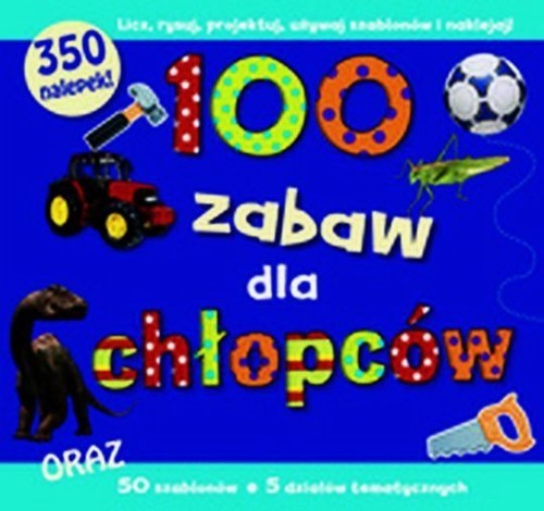 okładka 100 zabaw dla chłopców książka | Brown Rennie