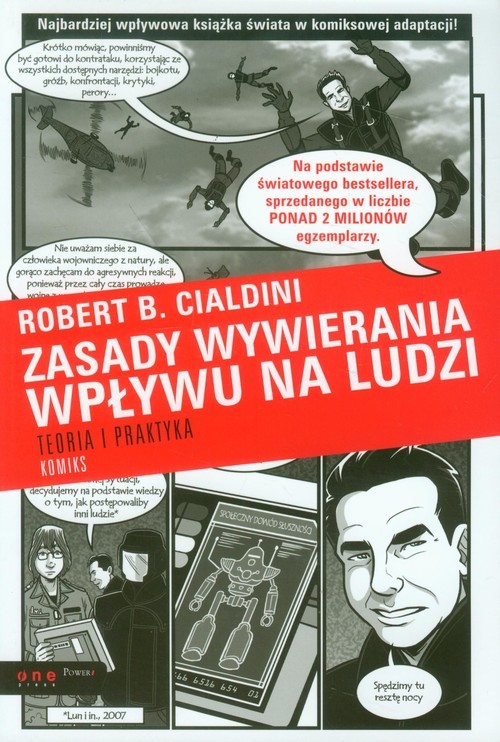 okładka Zasady wywierania wpływu na ludzi Teoria i praktyka Komiks książka | Robert Cialdini