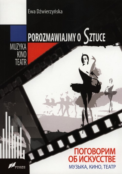 okładka Porozmawiajmy o Sztuce Muzyka kino teatr książka | Ewa Dźwierzyńska