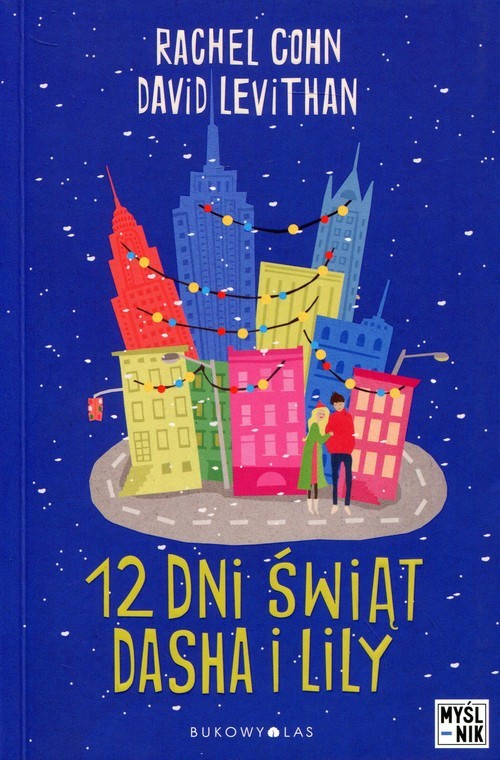 okładka 12 dni świąt Dasha i Lily książka | Rachel Cohn, David Levithan