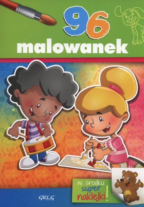 okładka 96 malowanek książka