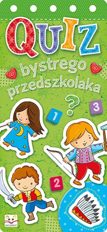 okładka Quiz bystrego przedszkolaka książka