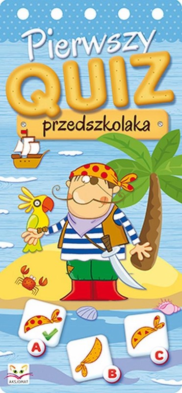 okładka Pierwszy quiz przedszkolaka książka
