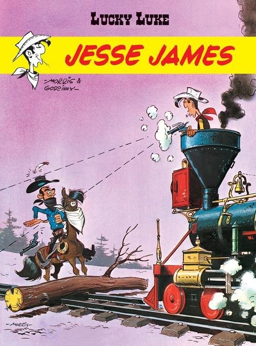 okładka Lucky Luke Jesse James książka | René Goscinny