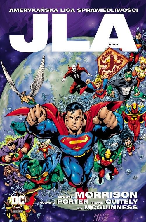 okładka JLA - Amerykańska Liga Sprawiedliwości Tom 4 książka | Grant Morrison
