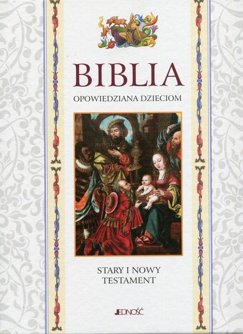 okładka Biblia opowiedziana dzieciom Stary i Nowy Testament etui książka