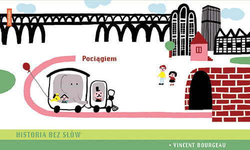 okładka Pociągiem Historia bez słów książka | Vincent Bourgeau